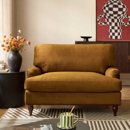 Hampshire Loveseat - Muted Gold - DUSK