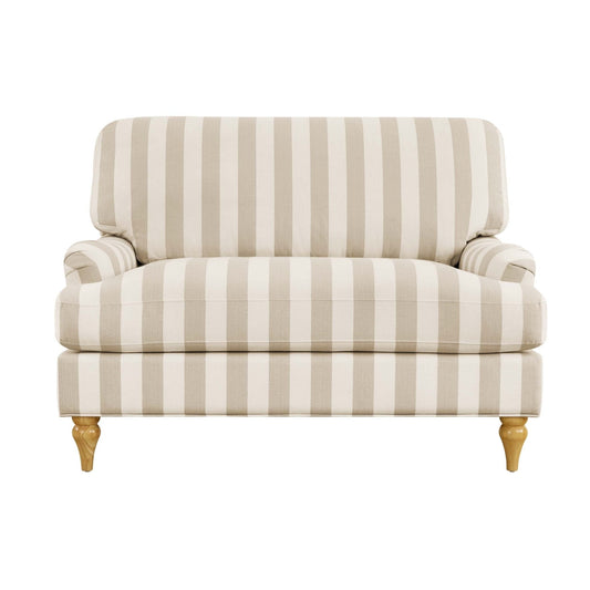 Hampshire Loveseat - Natural Stripe - DUSK