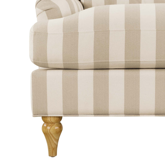 Hampshire Loveseat - Natural Stripe - DUSK