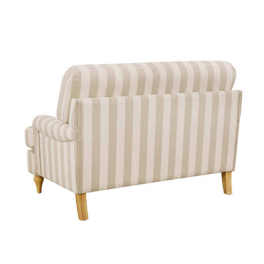 Hampshire Loveseat - Natural Stripe - DUSK