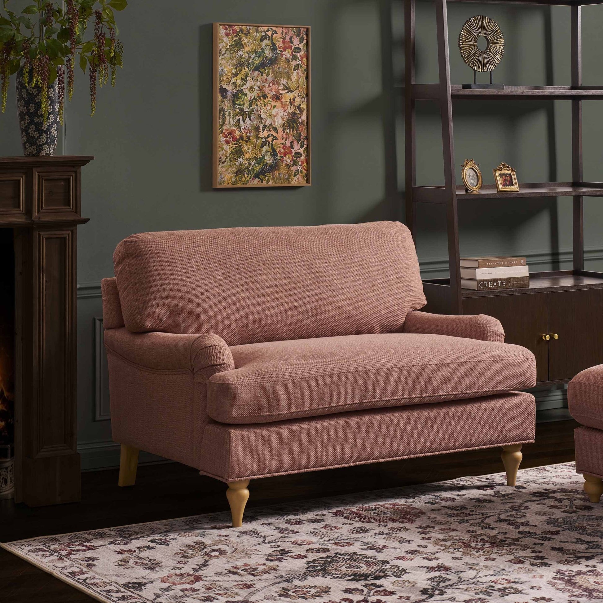 Hampshire Loveseat - Rose - DUSK