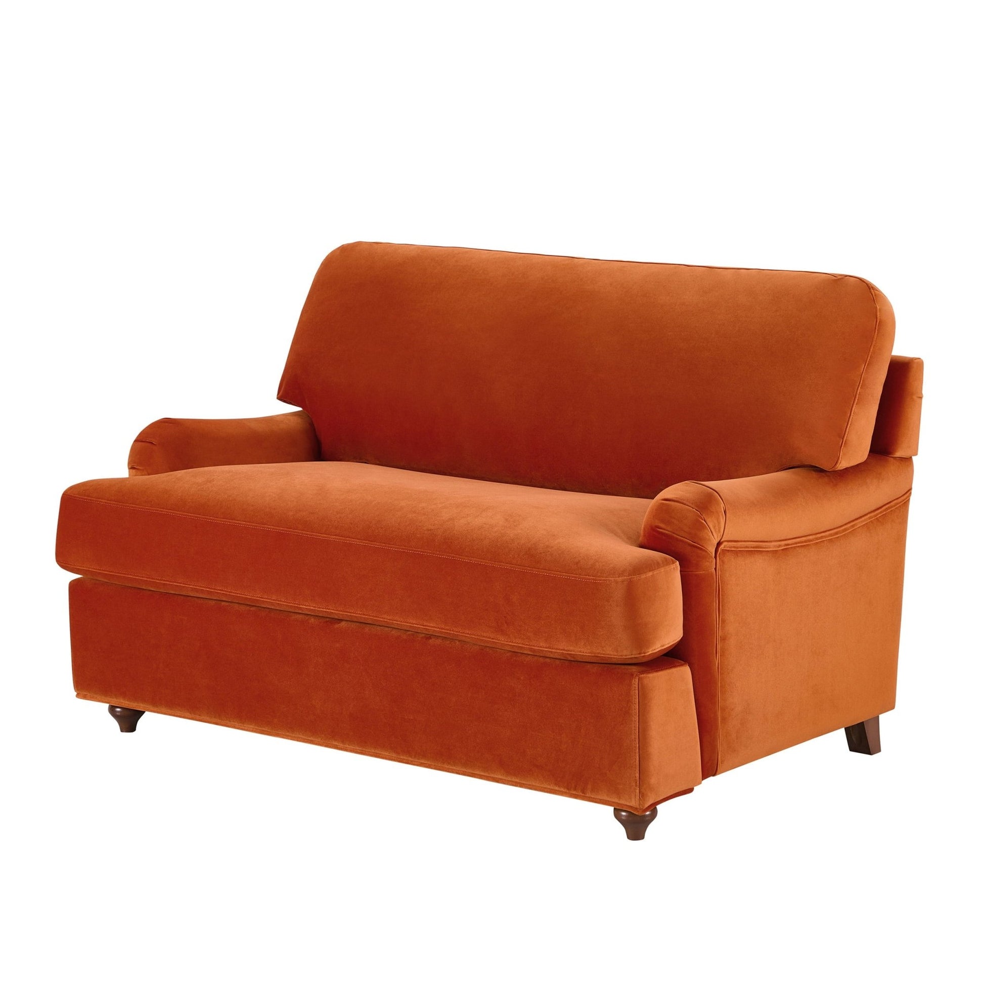Hampshire Loveseat Sofa Bed - Bright Orange - DUSK