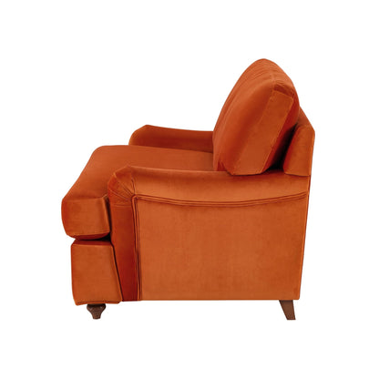 Hampshire Loveseat Sofa Bed - Bright Orange - DUSK