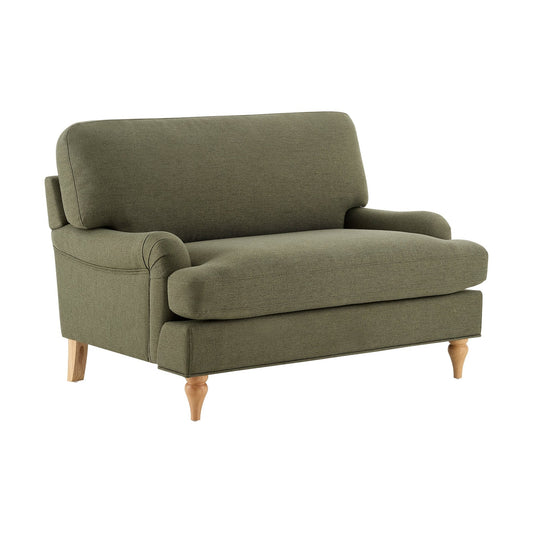 Hampshire Loveseat - Woven Green - DUSK