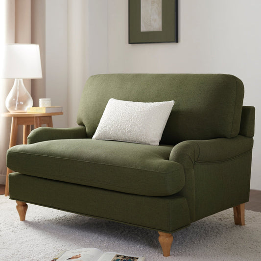 Hampshire Loveseat - Woven Green - DUSK