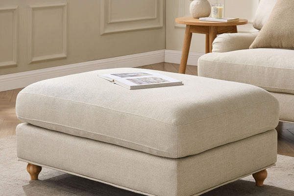 Hampshire Pouffe - Beige - DUSK