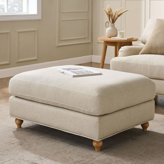 Hampshire Pouffe - Beige - DUSK