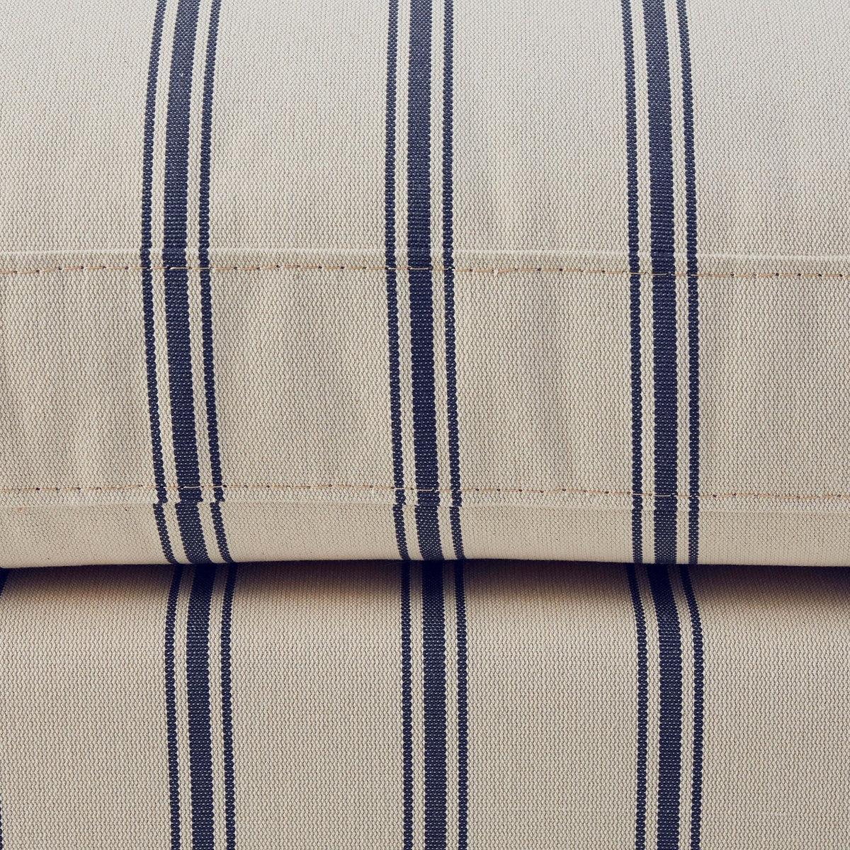 Hampshire Pouffe - Blue Stripe - DUSK
