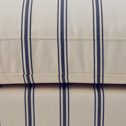 Hampshire Pouffe - Blue Stripe - DUSK