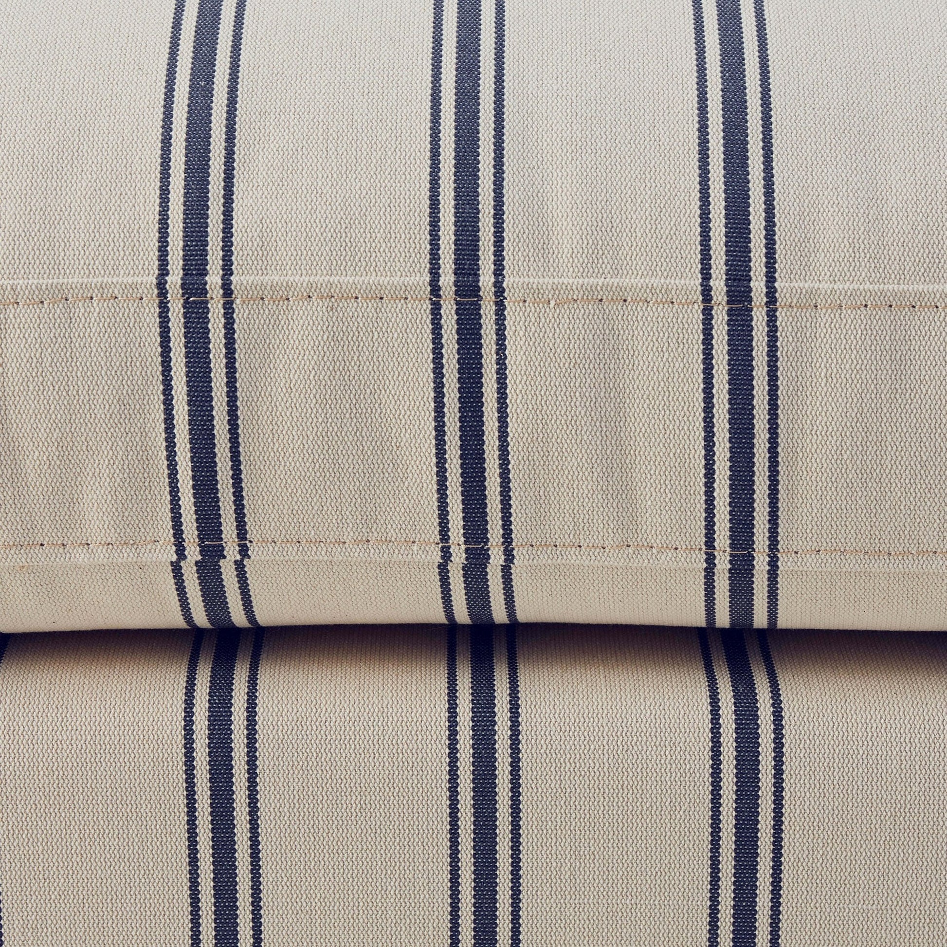 Hampshire Pouffe - Blue Stripe - DUSK