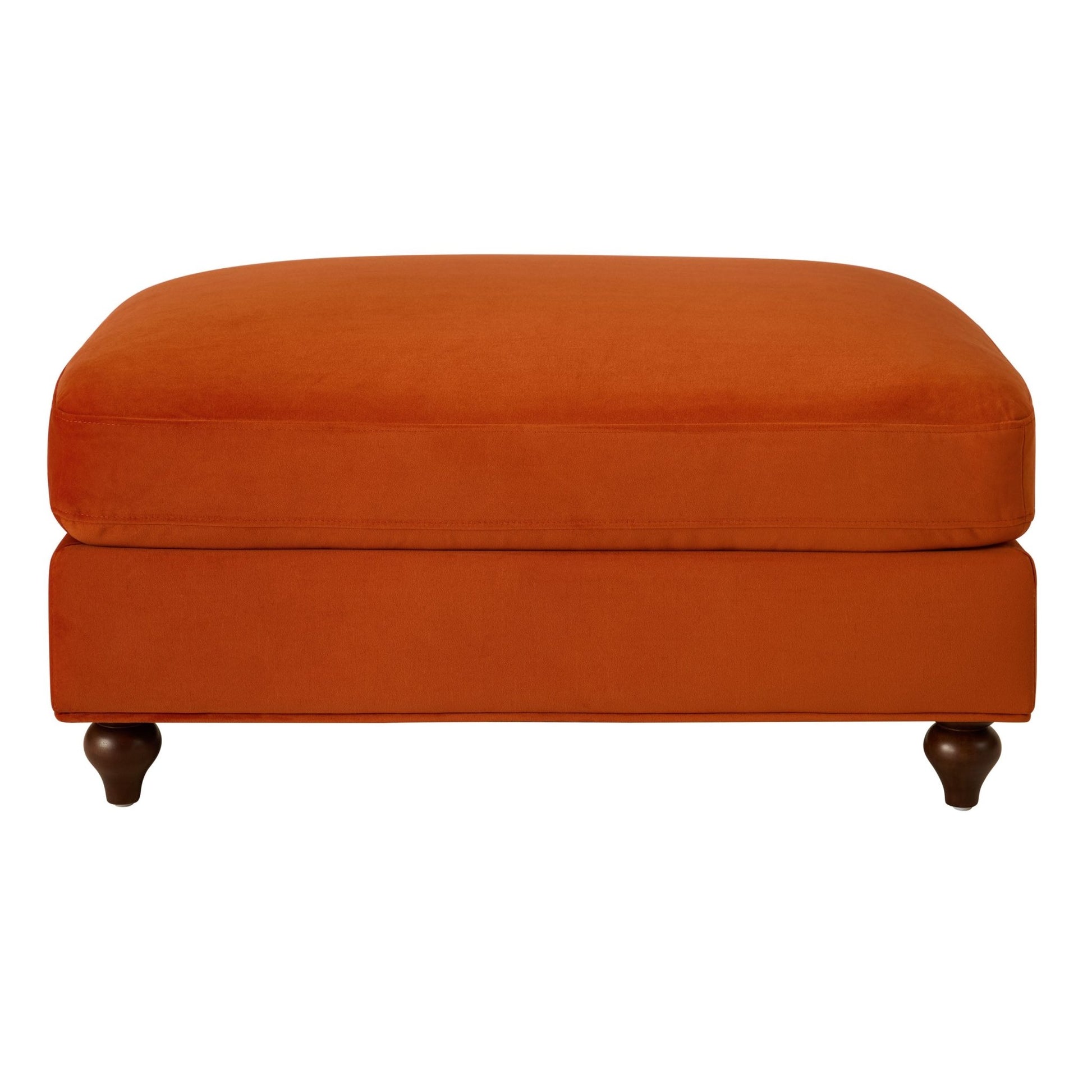 Hampshire Pouffe - Bright Orange - DUSK