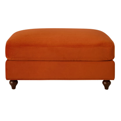 Hampshire Pouffe - Bright Orange - DUSK