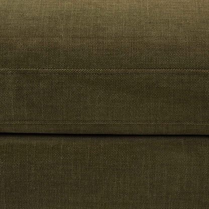 Hampshire Pouffe - Chenille Olive - DUSK