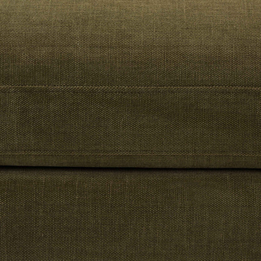 Hampshire Pouffe - Chenille Olive - DUSK