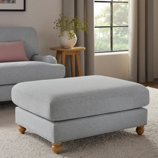 Hampshire Pouffe - Light Grey - DUSK