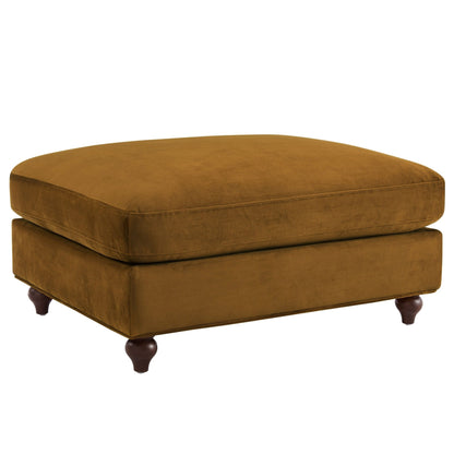 Hampshire Pouffe - Muted Gold - DUSK