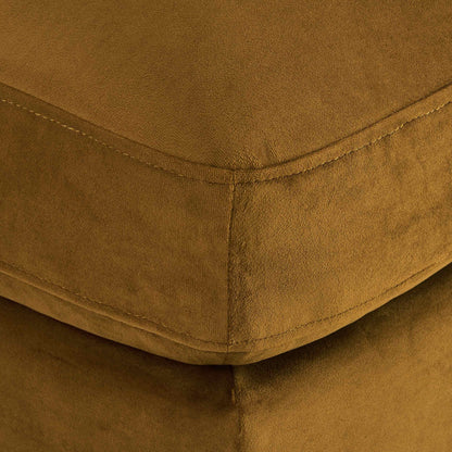 Hampshire Pouffe - Muted Gold - DUSK
