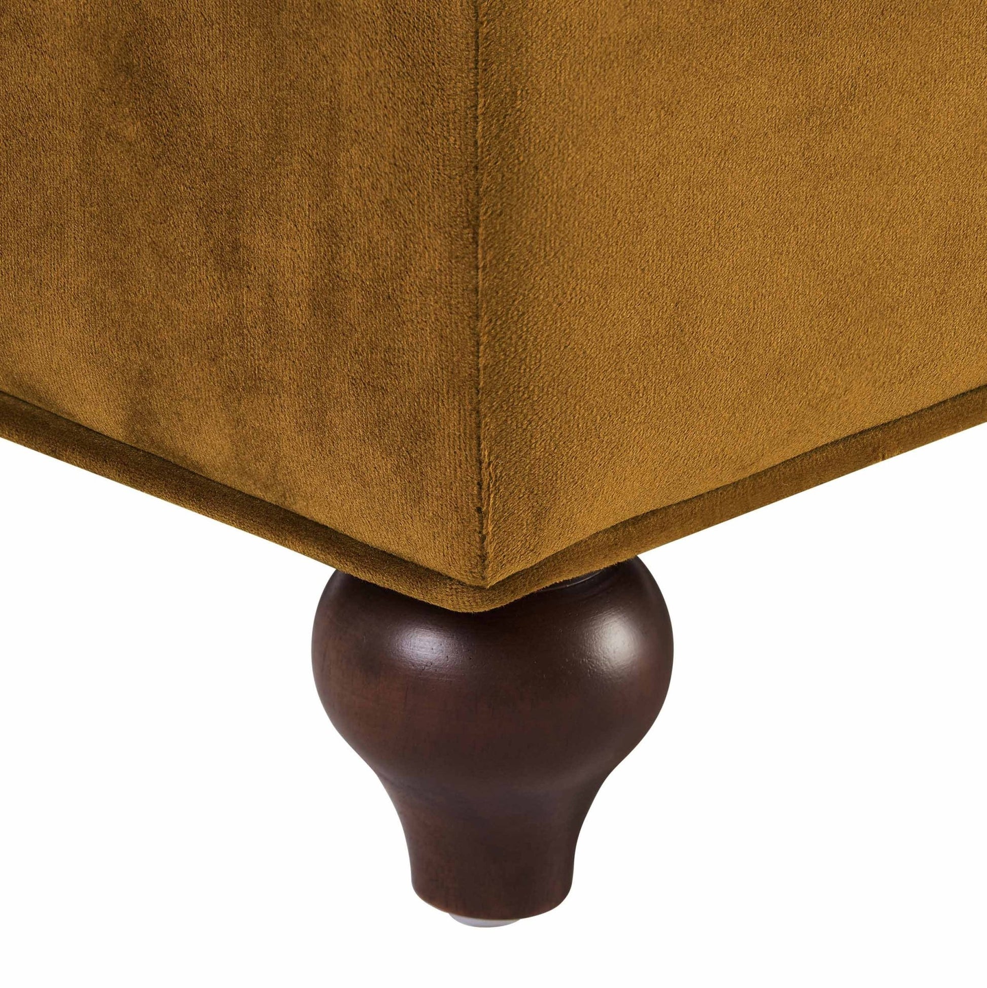 Hampshire Pouffe - Muted Gold - DUSK