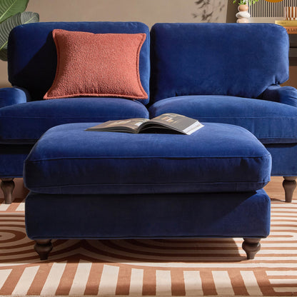Hampshire Pouffe - Royal Blue - DUSK
