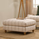 Hampshire Pouffe - Thin Natural Stripe - DUSK