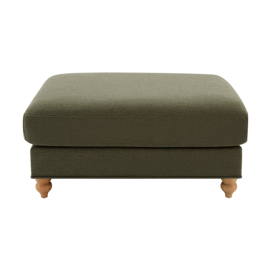 Hampshire Pouffe - Woven Green - DUSK