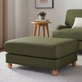 Hampshire Pouffe - Woven Green - DUSK