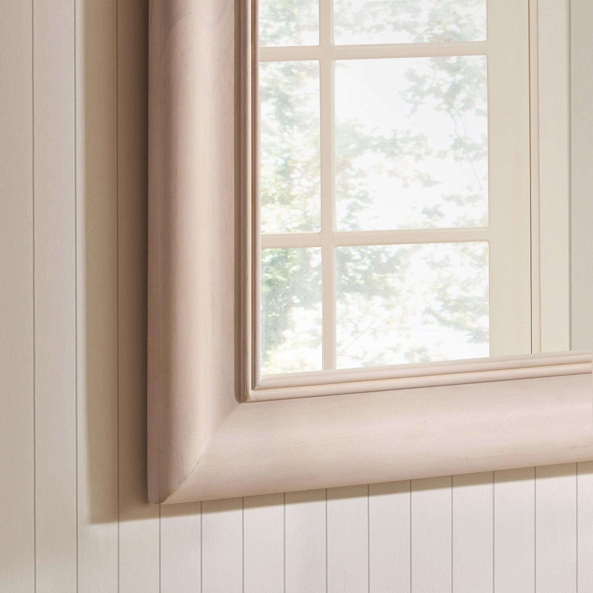 Hampton Arched Mantel Mirror - White - DUSK