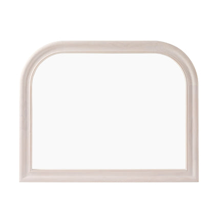 Hampton Arched Mantel Mirror - White - DUSK