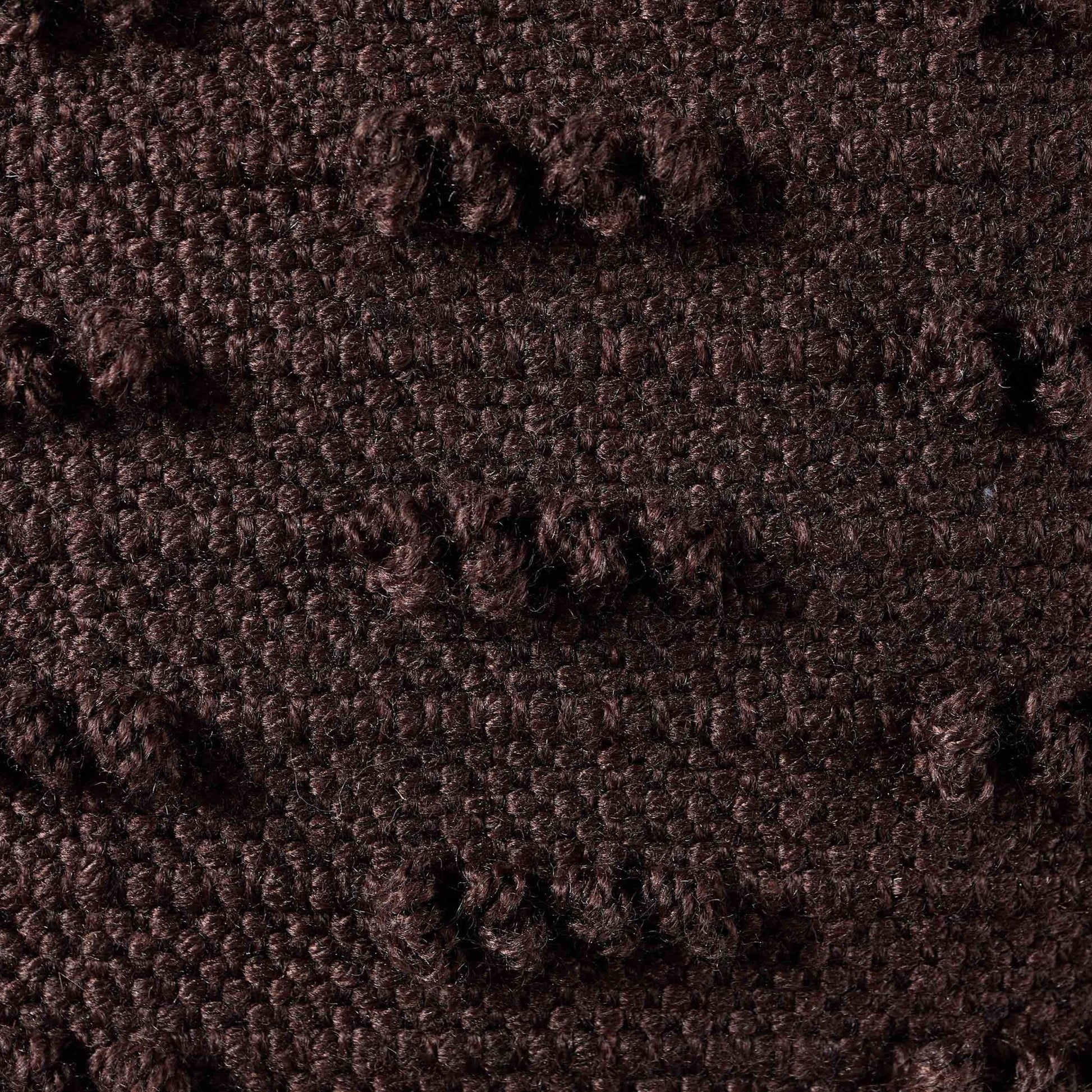 Handwoven Tufted Sofa Cushion Cover - Chocolate - DUSK