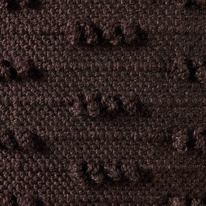 Handwoven Tufted Sofa Cushion Cover - Chocolate - DUSK