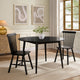 Harley Set of 2 Dining Chairs - Black - DUSK