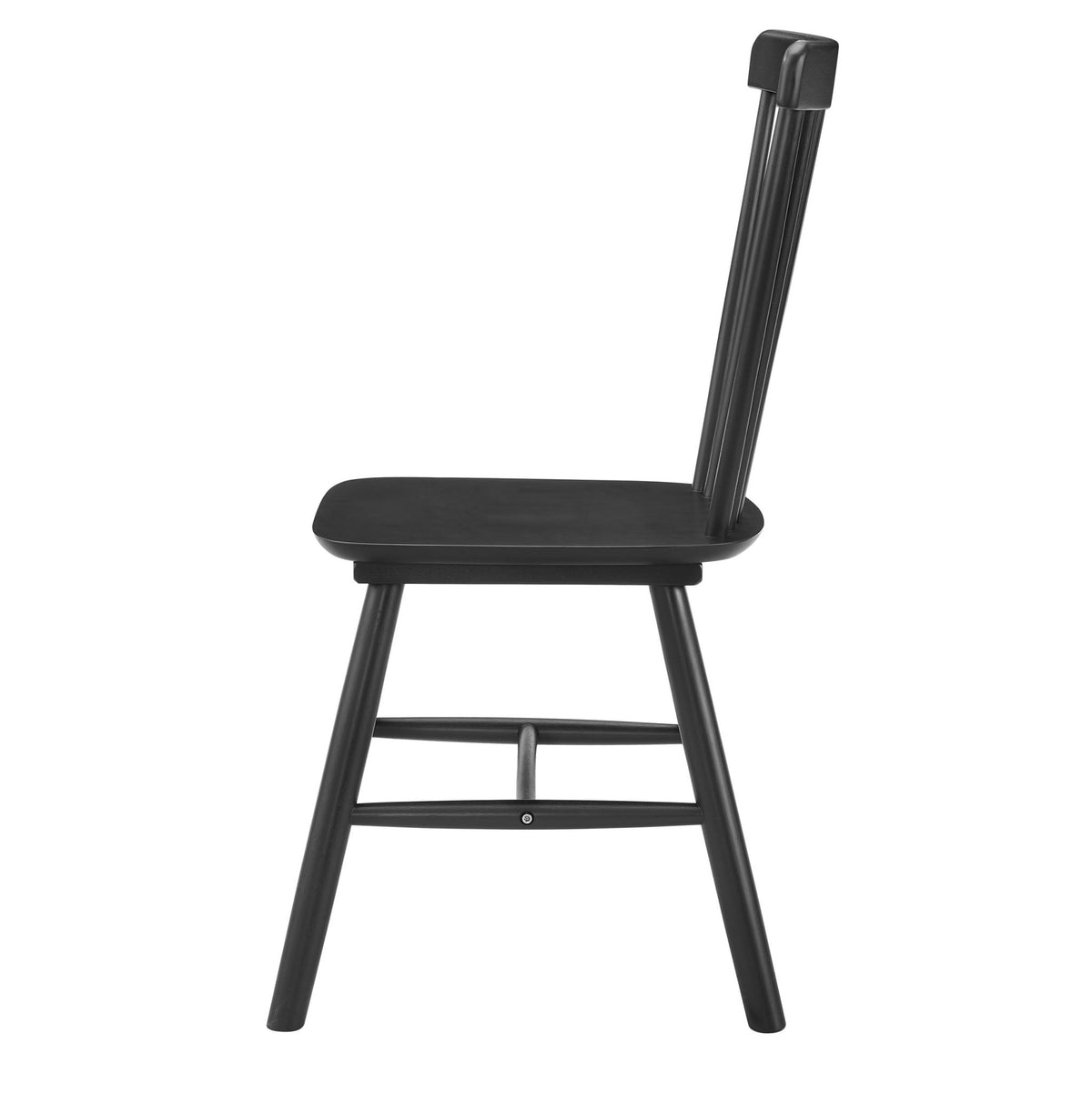 Harley Set of 2 Dining Chairs - Black - DUSK