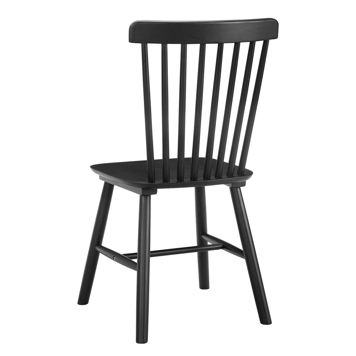 Harley Set of 2 Dining Chairs - Black - DUSK