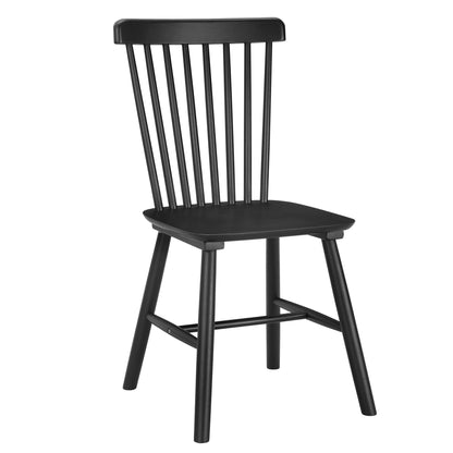 Harley Set of 2 Dining Chairs - Black - DUSK