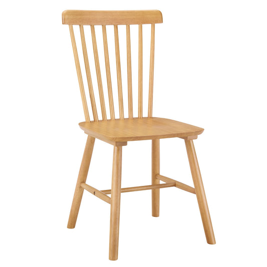 Harley Set of 2 Dining Chairs - Light Wood - DUSK