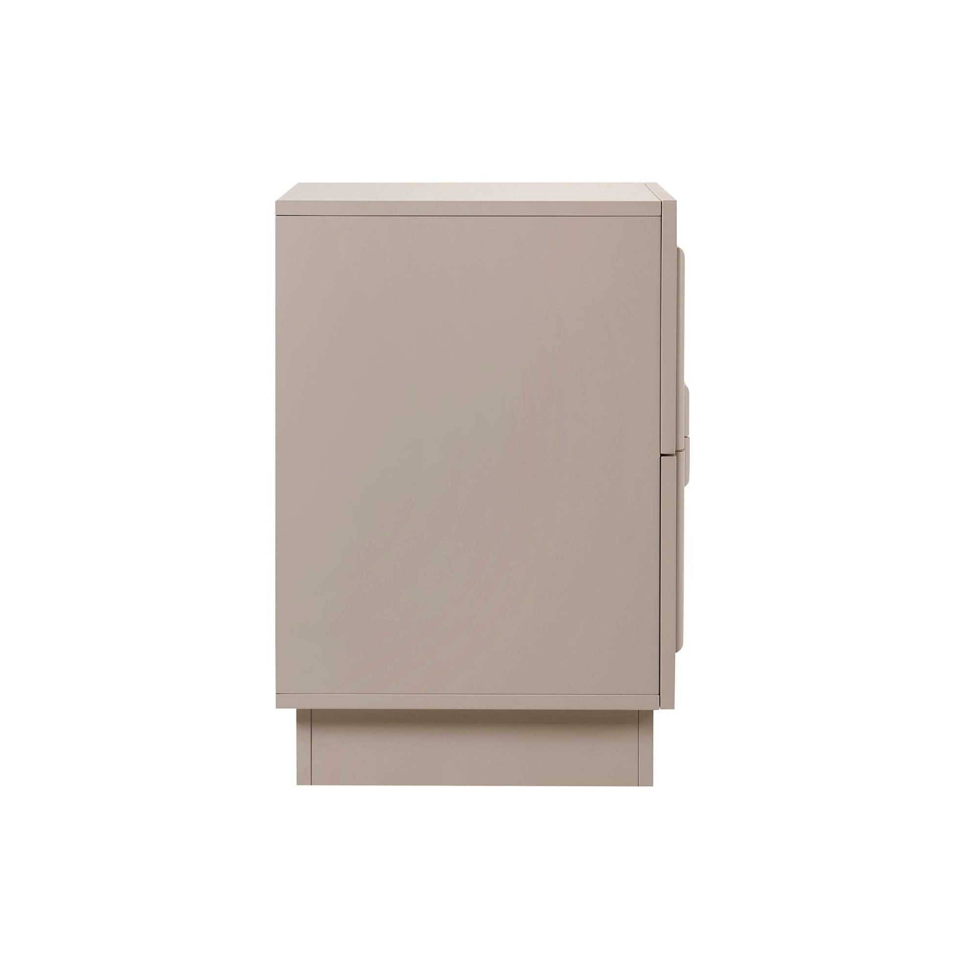 Harlow 2 Drawer Bedside Table - Taupe - DUSK