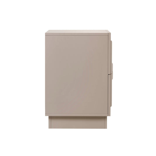 Harlow 2 Drawer Bedside Table - Taupe - DUSK