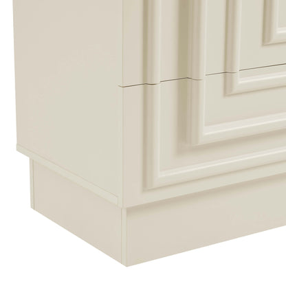 Harlow 3 Drawer Chest - Cream - DUSK