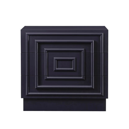 Harlow 3 Drawer Chest - Midnight - DUSK