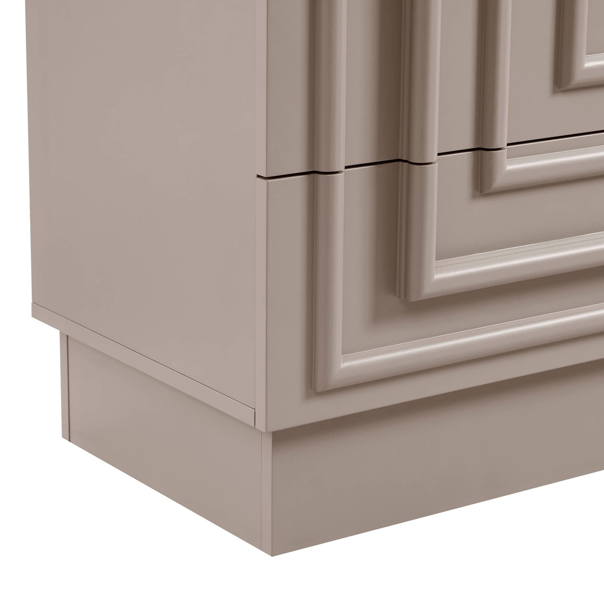 Harlow 3 Drawer Chest - Taupe - DUSK