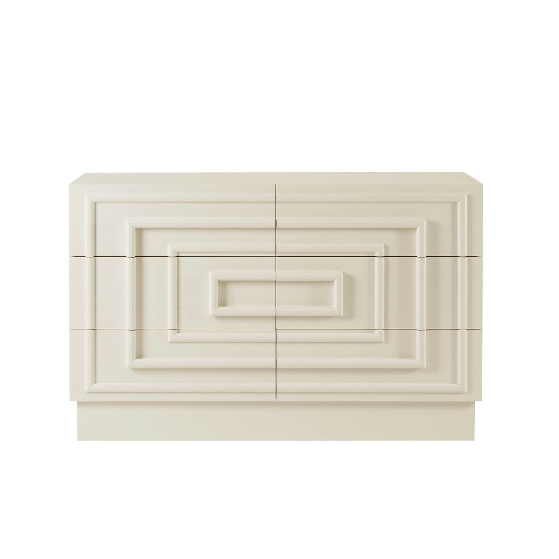 Harlow 6 Drawer Chest - Cream - DUSK