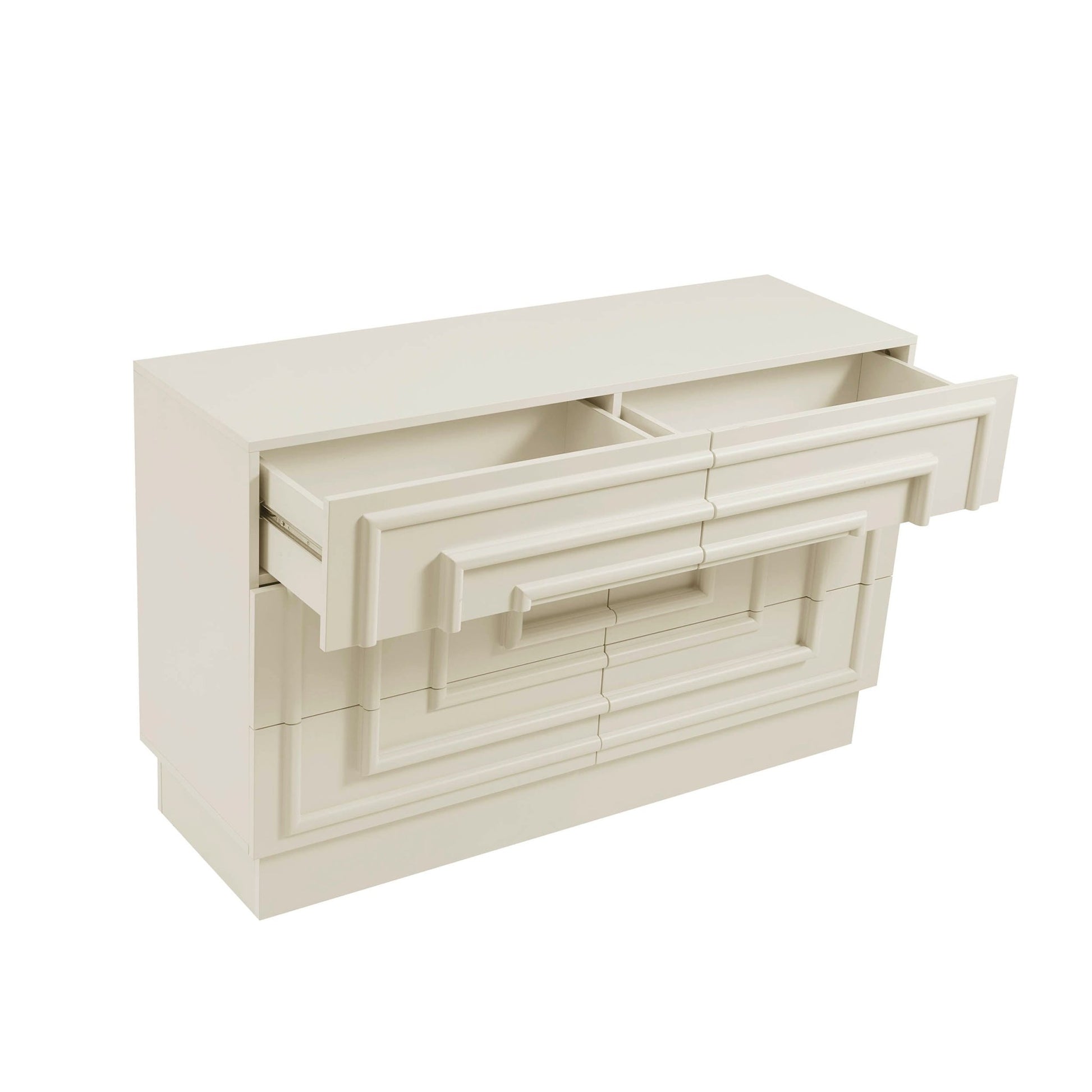 Harlow 6 Drawer Chest - Cream - DUSK