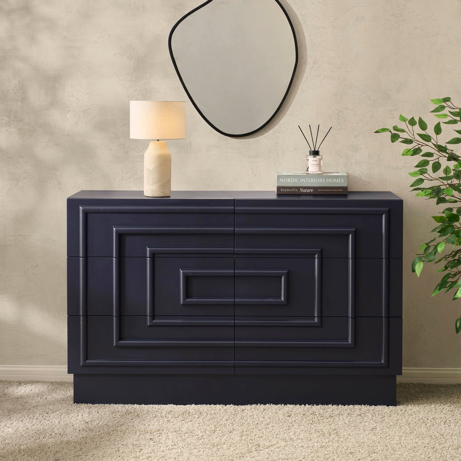 Harlow 6 Drawer Chest - Midnight - DUSK