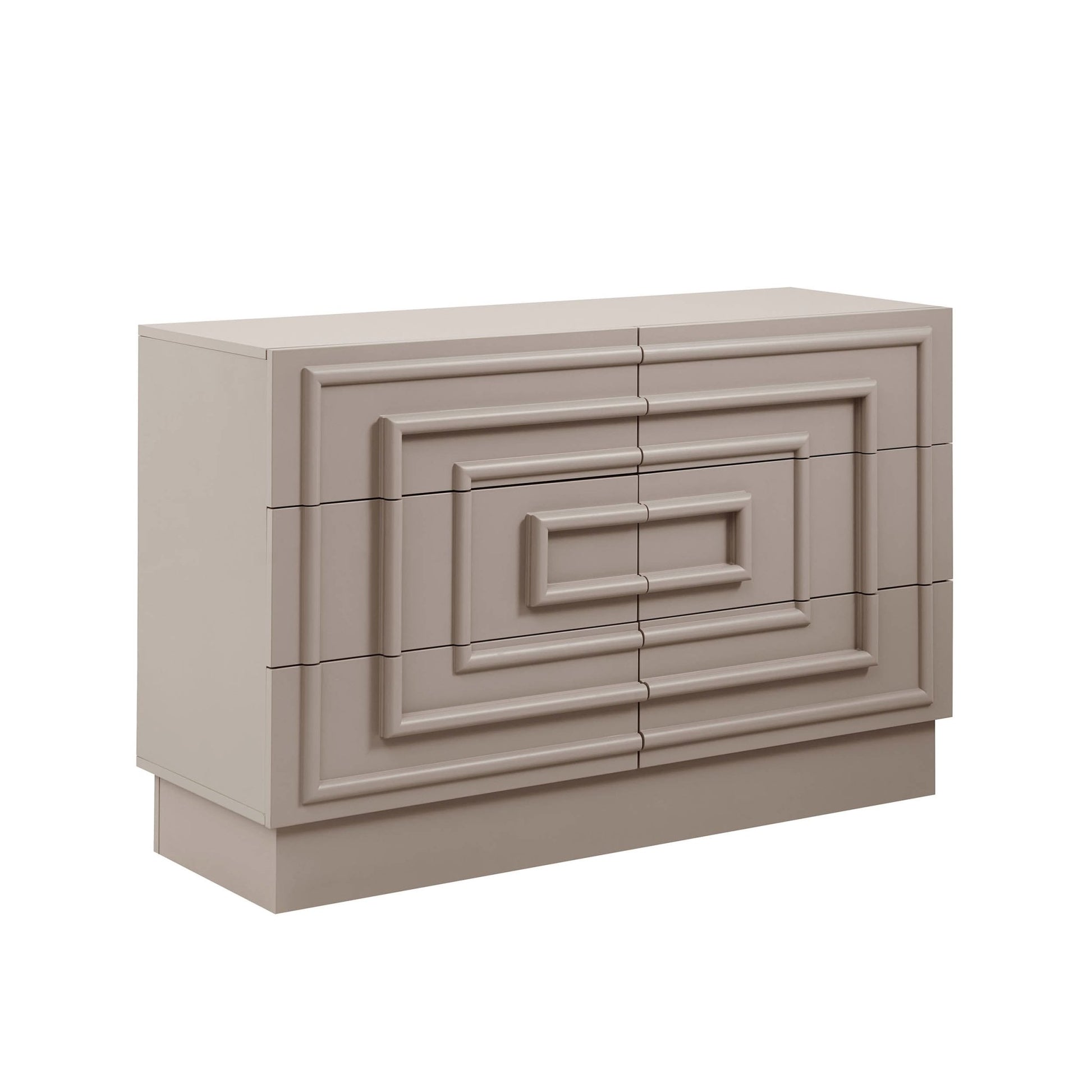 Harlow 6 Drawer Chest - Taupe - DUSK