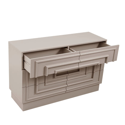 Harlow 6 Drawer Chest - Taupe - DUSK