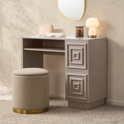 Harlow Dressing Table - Taupe - DUSK