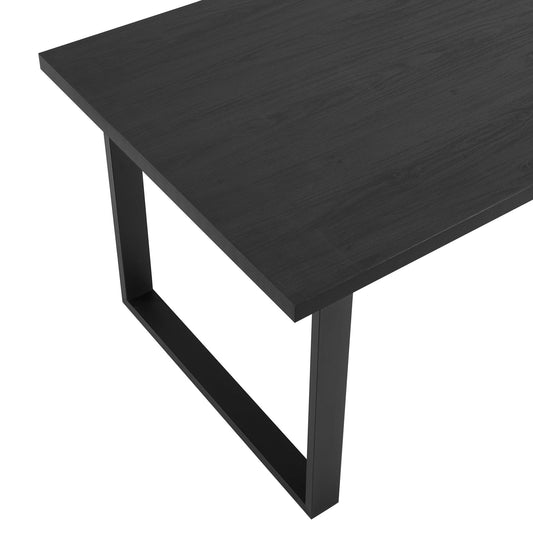 Harper 4 - 6 Seater Dining Table - Black - DUSK