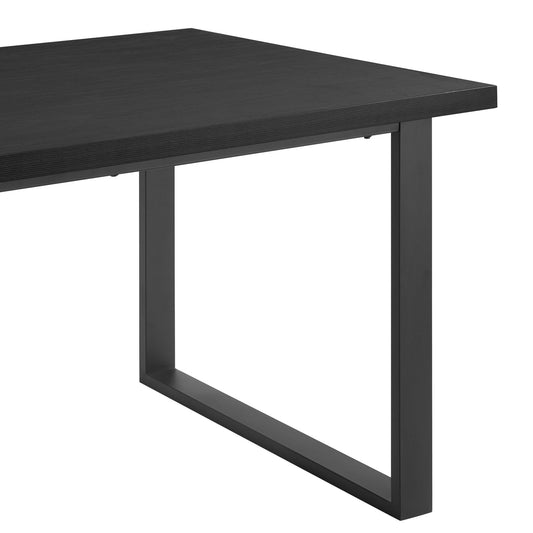 Harper 4 - 6 Seater Dining Table - Black - DUSK