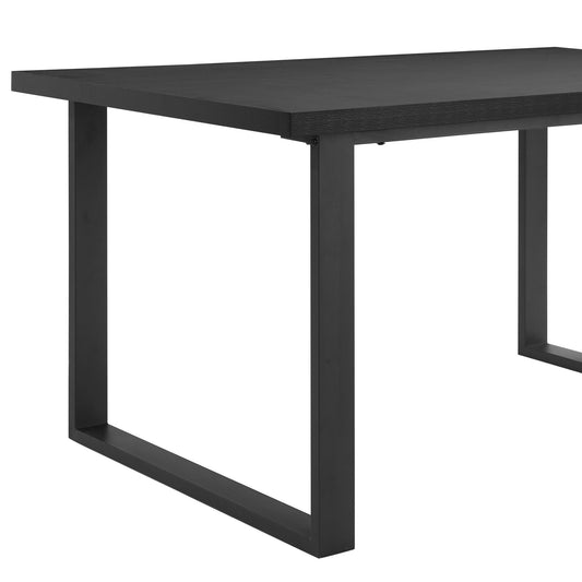 Harper 4 - 6 Seater Dining Table - Black - DUSK