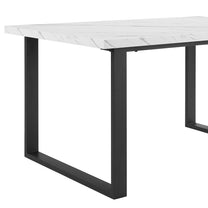 Harper 4-6 Seater Dining Table - Marble/Black – DUSK